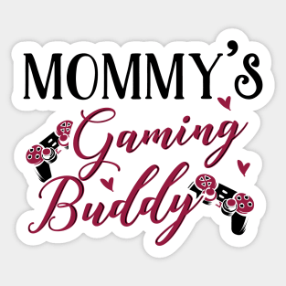 Gaming Mom and Baby Matching T-shirts Gift Sticker